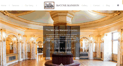 Desktop Screenshot of mccunemansion.com